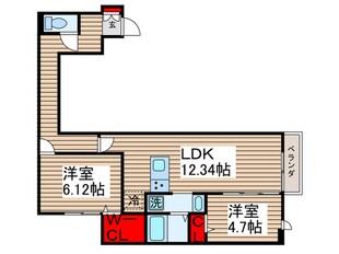 アヴァンス千住緑町の物件間取画像